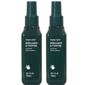 Trader Joe's Bergamot & Vetiver Scented Room Spritz 4oz Seasonal Edition x 2